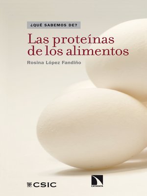 cover image of Las proteínas de los alimentos